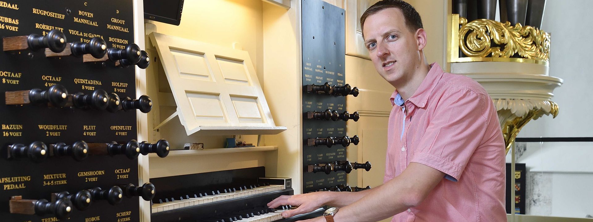 Hans van Haeften Diamond line organist