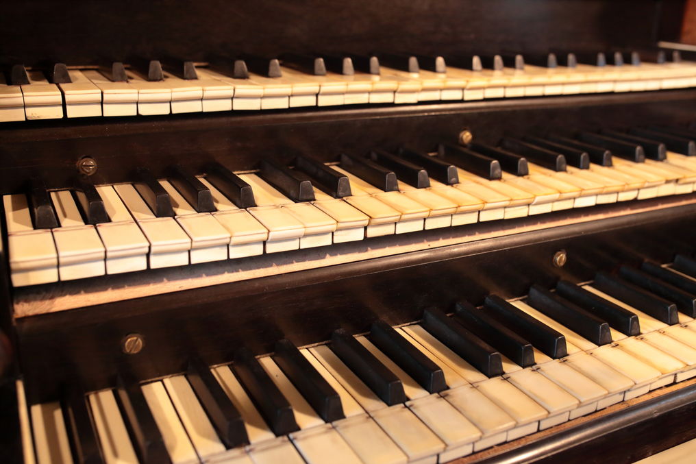 speeltafel Holtgräve-orgel van de Lebuinuskerk te Deventer